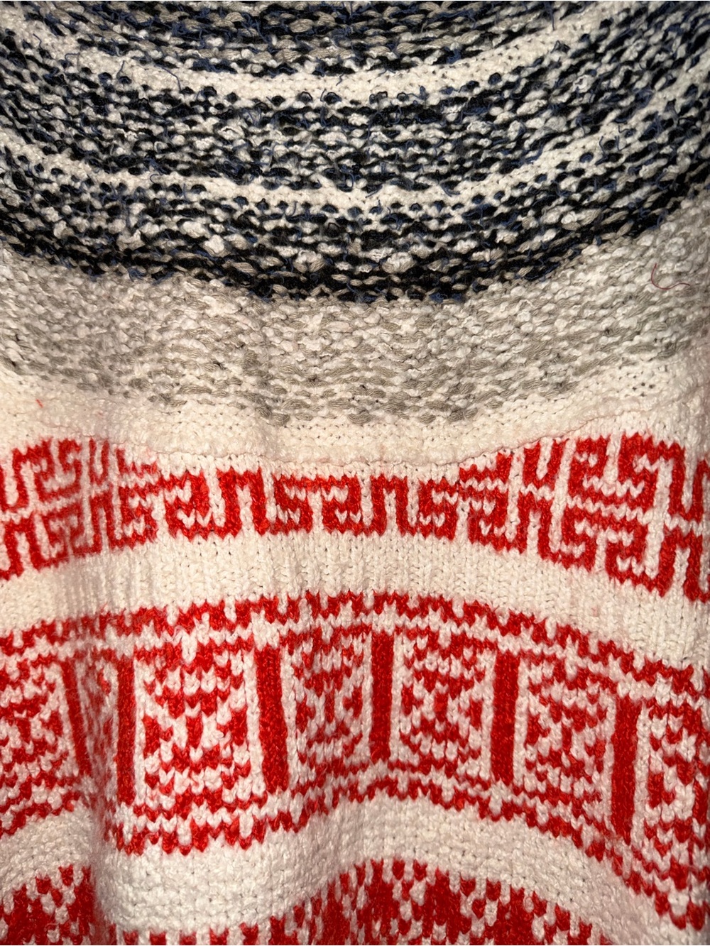 Anthropologie Pilcro Knit Oversized Chunky Grandpa Cardigan Sweater M - Picture 4 of 11